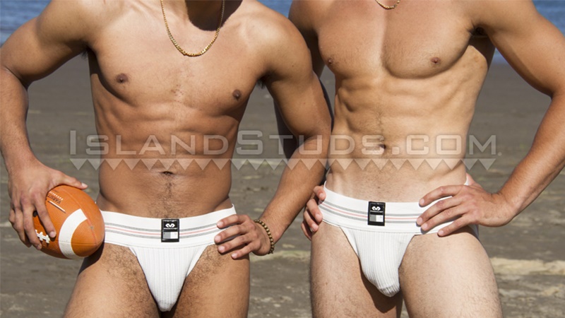 African American College Jocks Terrance And Tremaine In Their Sexy White Jockstraps Naked Big