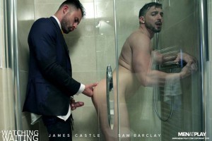 MenatPlay suited muscle hunk James Castle hot muscled dude Sam Barclay naked men hardcore ass fucking cum shower suits huge cock 001 gay porn video porno nude movies pics porn star sex photo 300x200 - Scandal in the Vatican Joel Birkin gets down and dirty