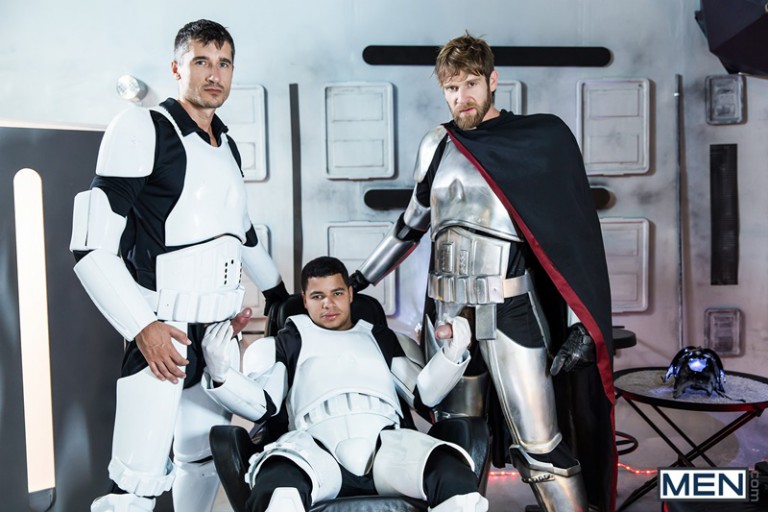 Men sexy naked Storm Troopers Colby Keller Jay Roberts Kaden Alexander fab Star Wars parody hardcore ass fucking big dick sucking 001 gay porn sex gallery pics video photo 768x512 - Super Troopers Colby Keller, Jay Roberts and Kaden Alexander hardcore ass fucking orgy in this Star Wars parody
