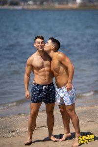 Gay real life couple Sean Cody JC Sean Cody Liam horny huge raw dick flip flop ass fuck 0 gay porn image 200x300 - Hottie muscle hunk Dante Colle's huge raw dick barebacking blonde stud Felix Fox's smooth asshole at Men