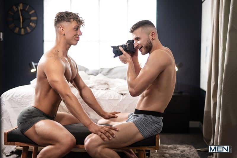 Men ripped young muscle dudes Felix Fox Devy hardcore huge cock bareback anal fuck fest 7 image gay porn - Ripped bearded gay cute stud Devy bareback fucking blonde young hottie Felix Fox at Men